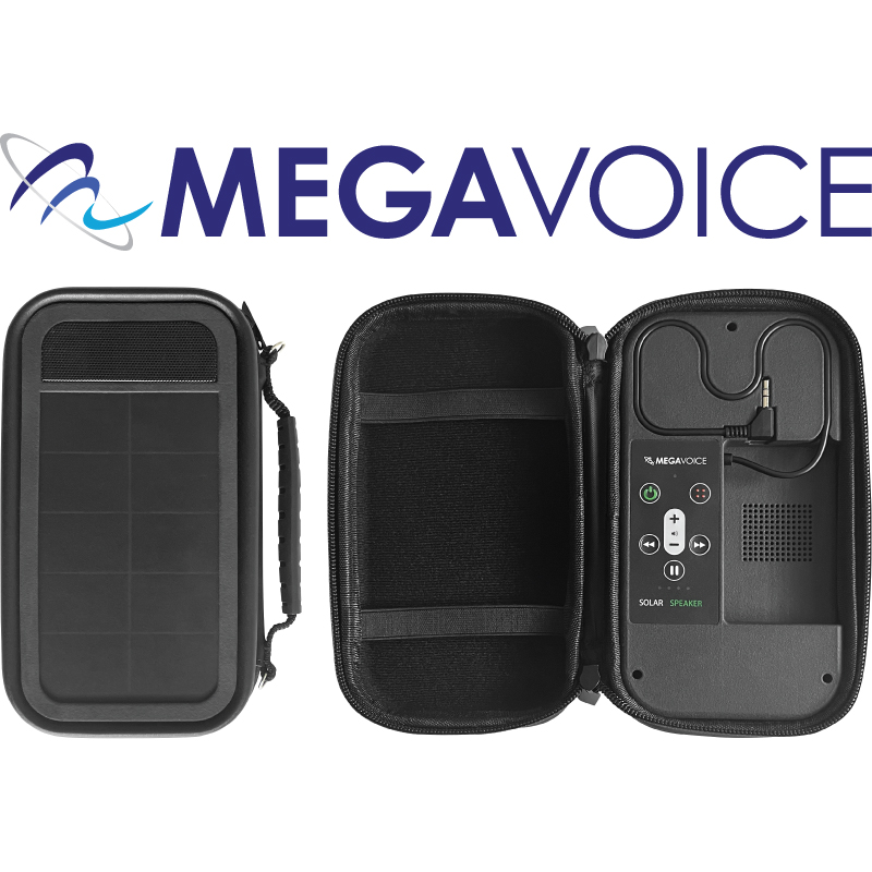 MegaVoice Outdoor Solar Speaker and Solar Powered Charging Bank